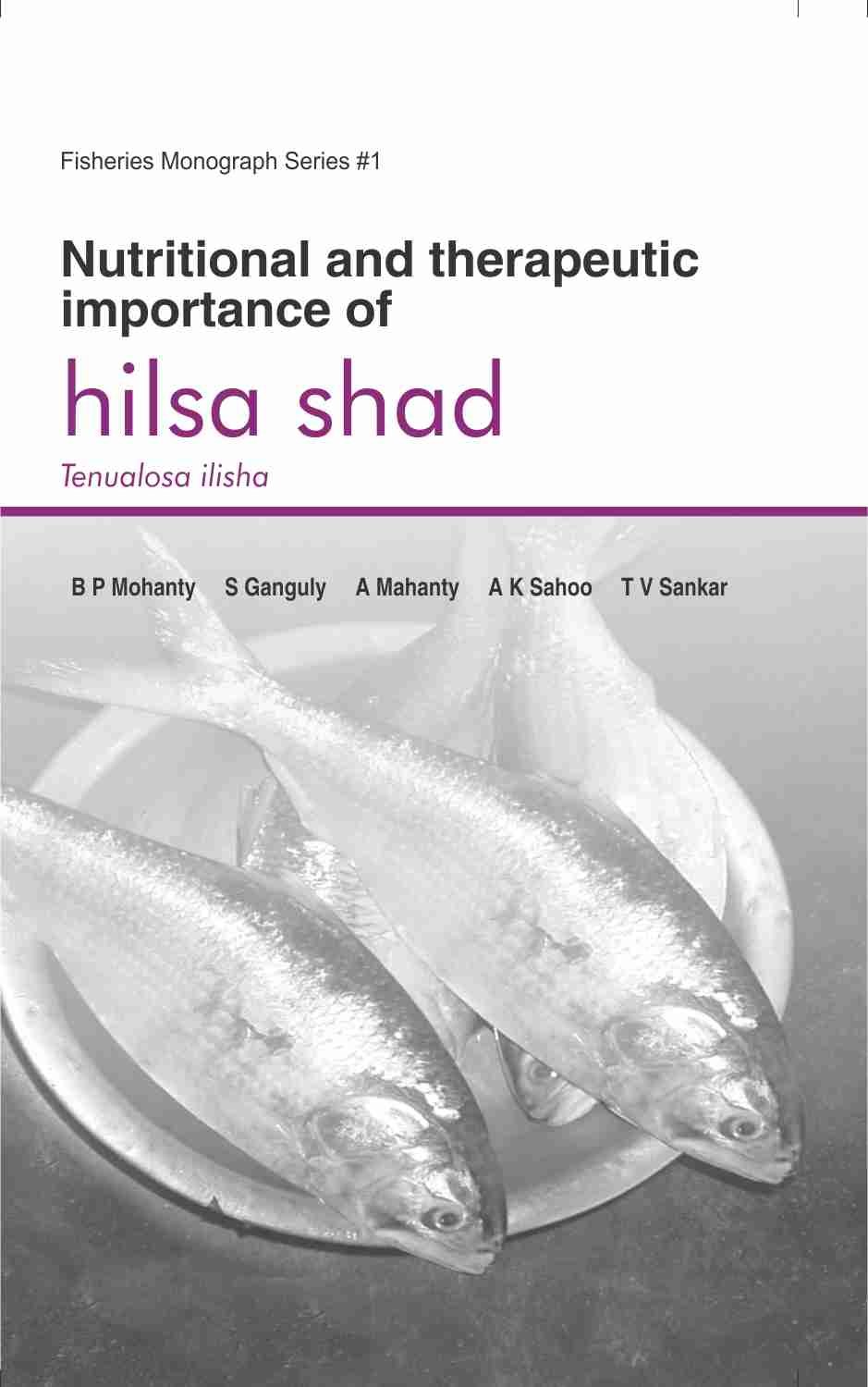Nutrition and Therapeutic Importance of HILSA SHAD